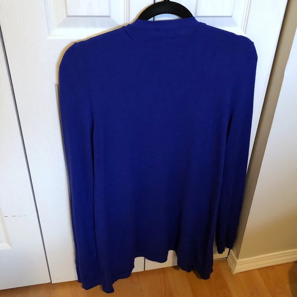 🛍 3/$20 SALE Ricki’s Cobalt Open Front Cardigan - Picture 5 of 5